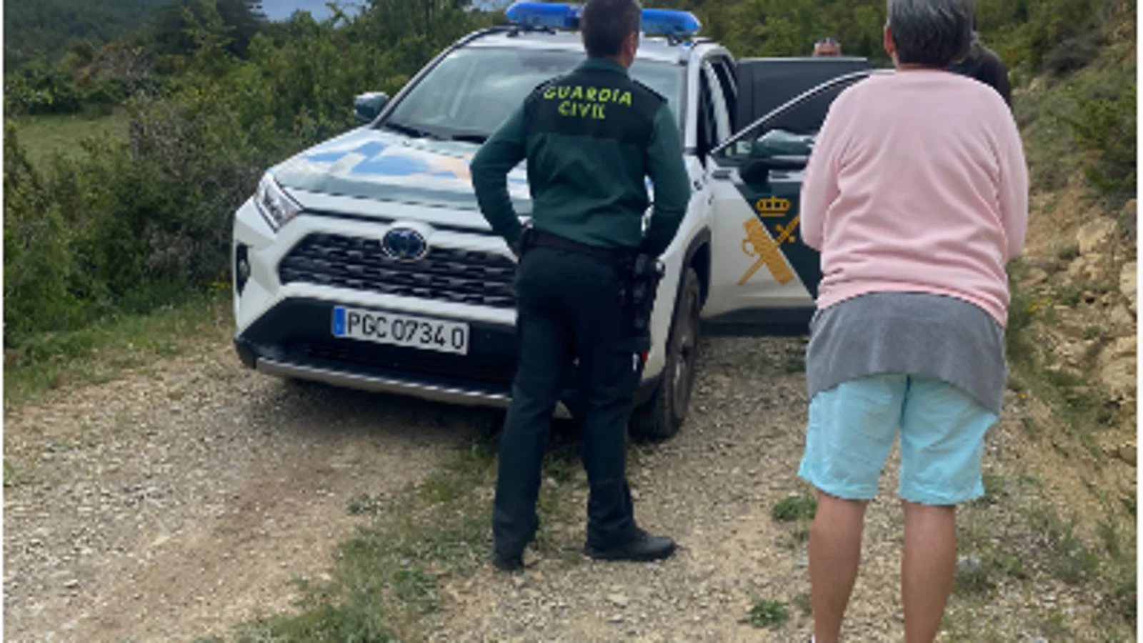 peregrina norteamericana vez localizada guardia civil