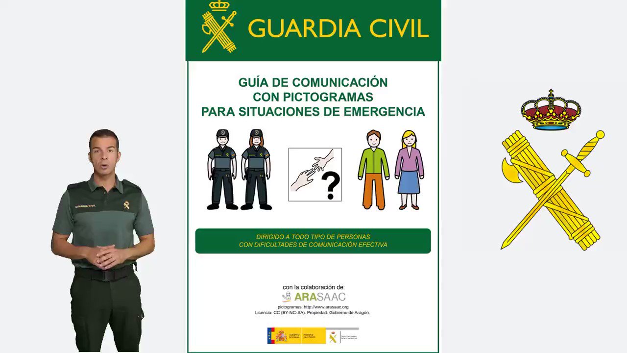 pictogramas guardia civil