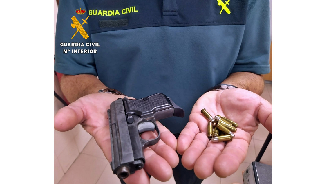 pistola munición badajoz
