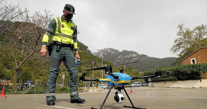 radares trafico palma dron