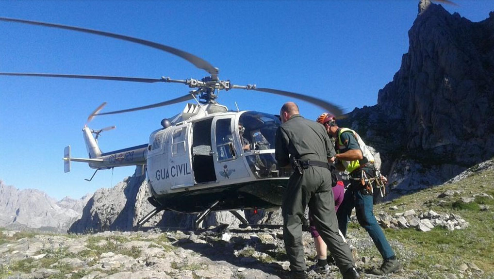 rescate montaña greim sabero