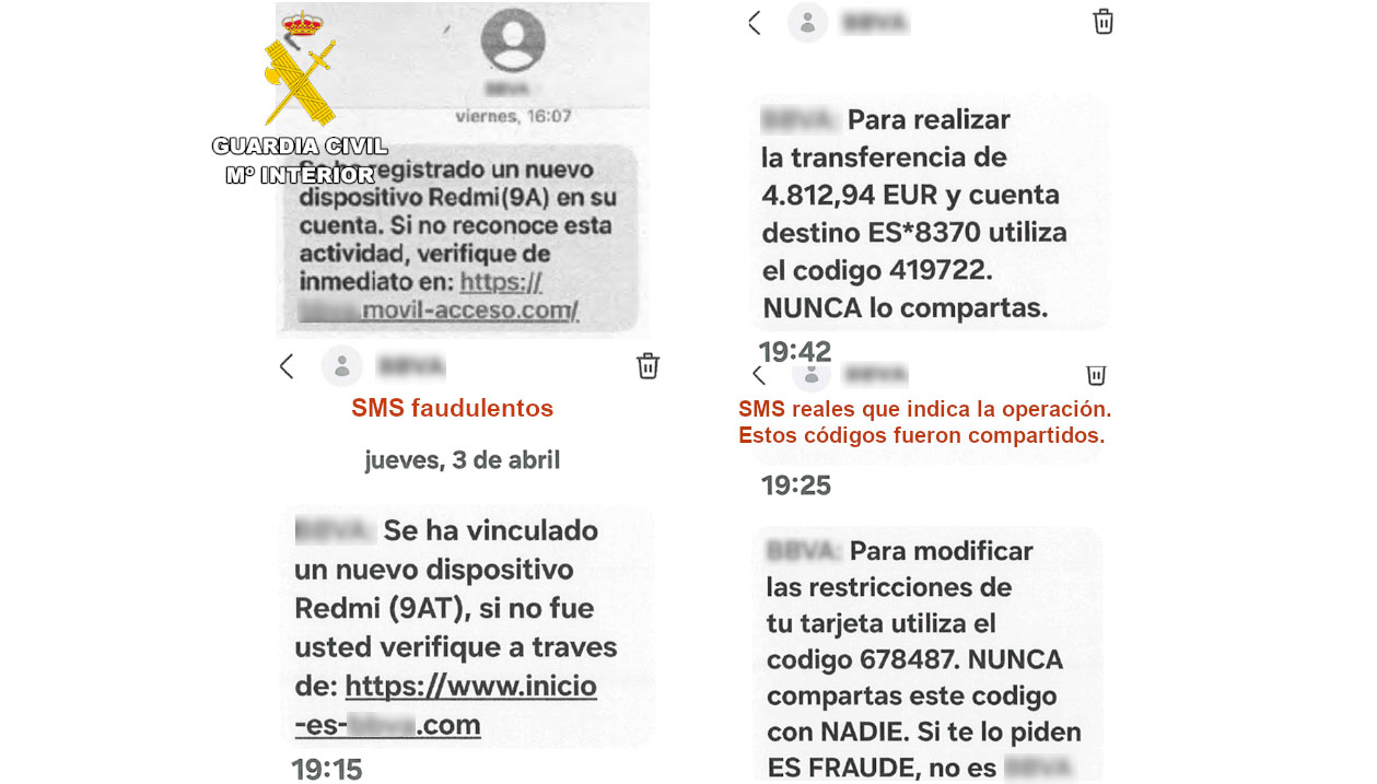sms fraudulentos
