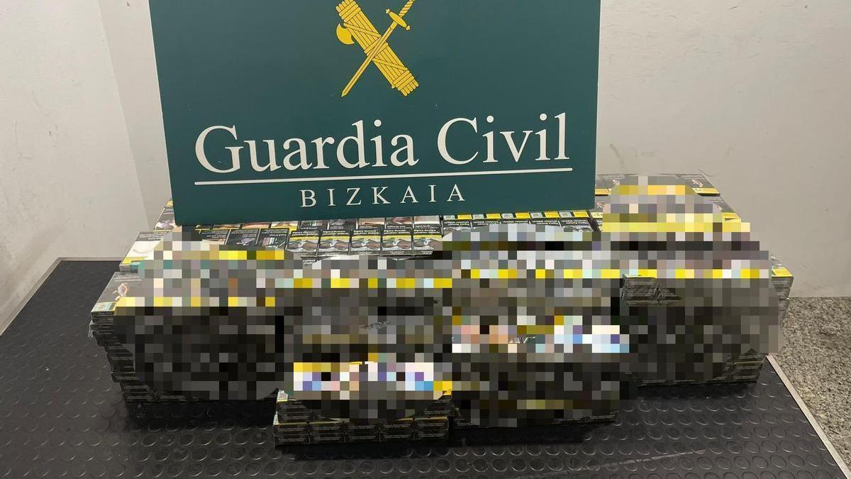 tabaco intervenido aeropuerto bilbao