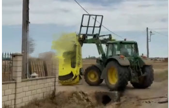 tractor destrozos