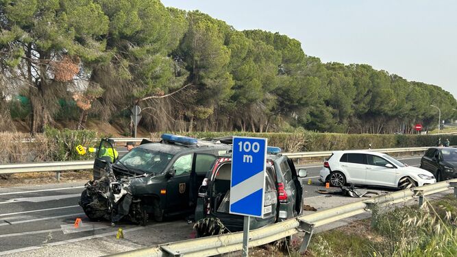 vehiculos GAR arrollados camion