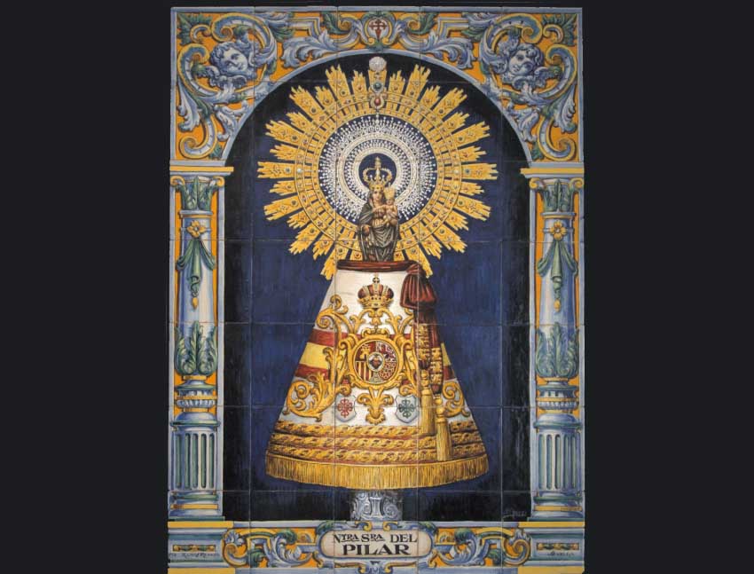 virgen del pilar azulejos comandancia algeciras