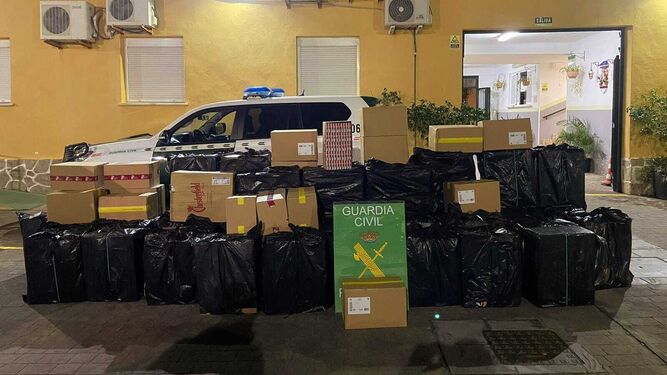 Guardia Civil cajetillas incautadas