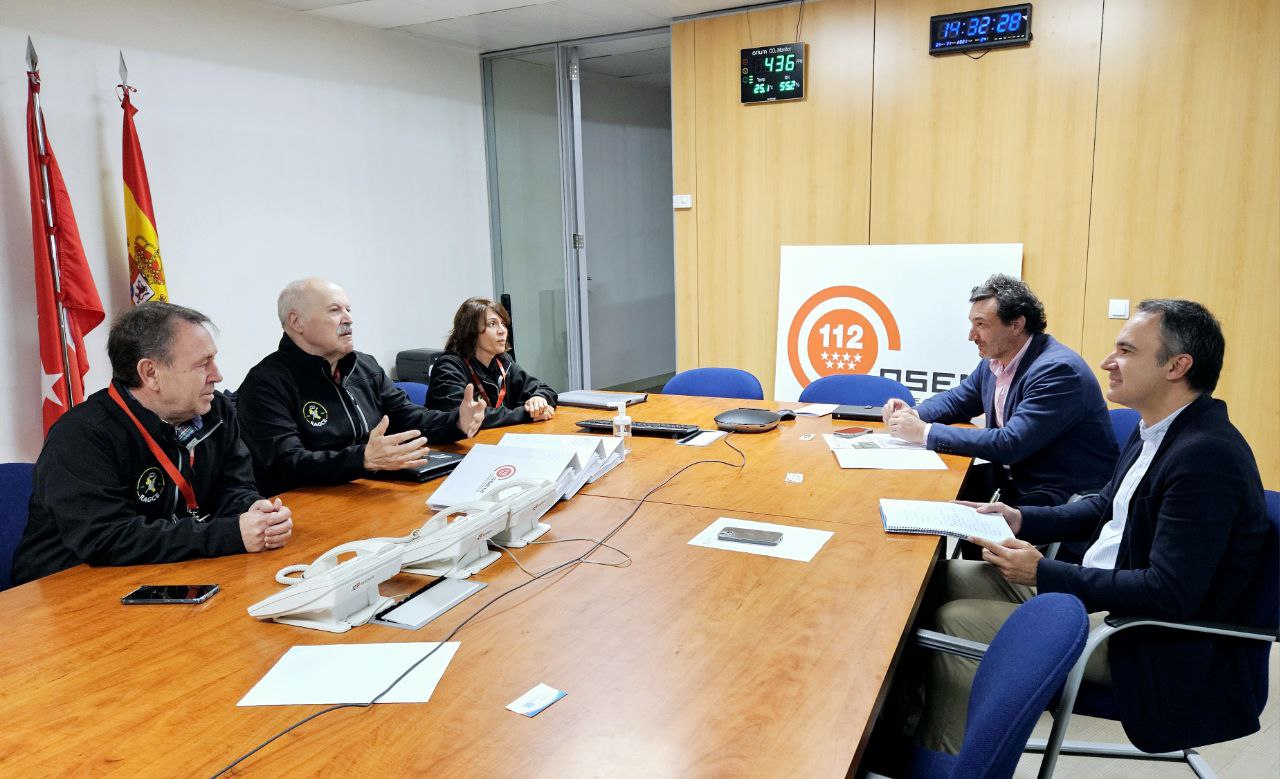 REUNION PROTECCION CIVIL Y EMERGENCIAS 112 MADRID
