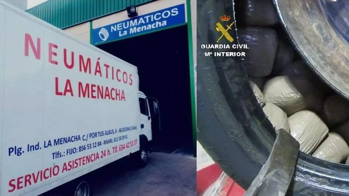algeciras guardia civil neumaticos