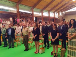 Acto del Marqués de las Amarillas en Noja