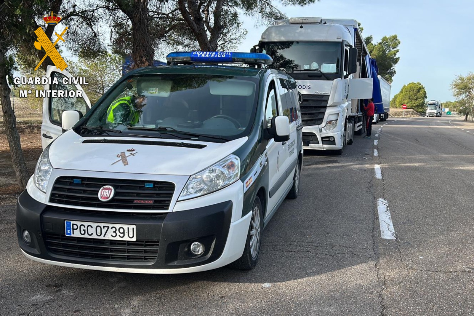 trafico atestados camion